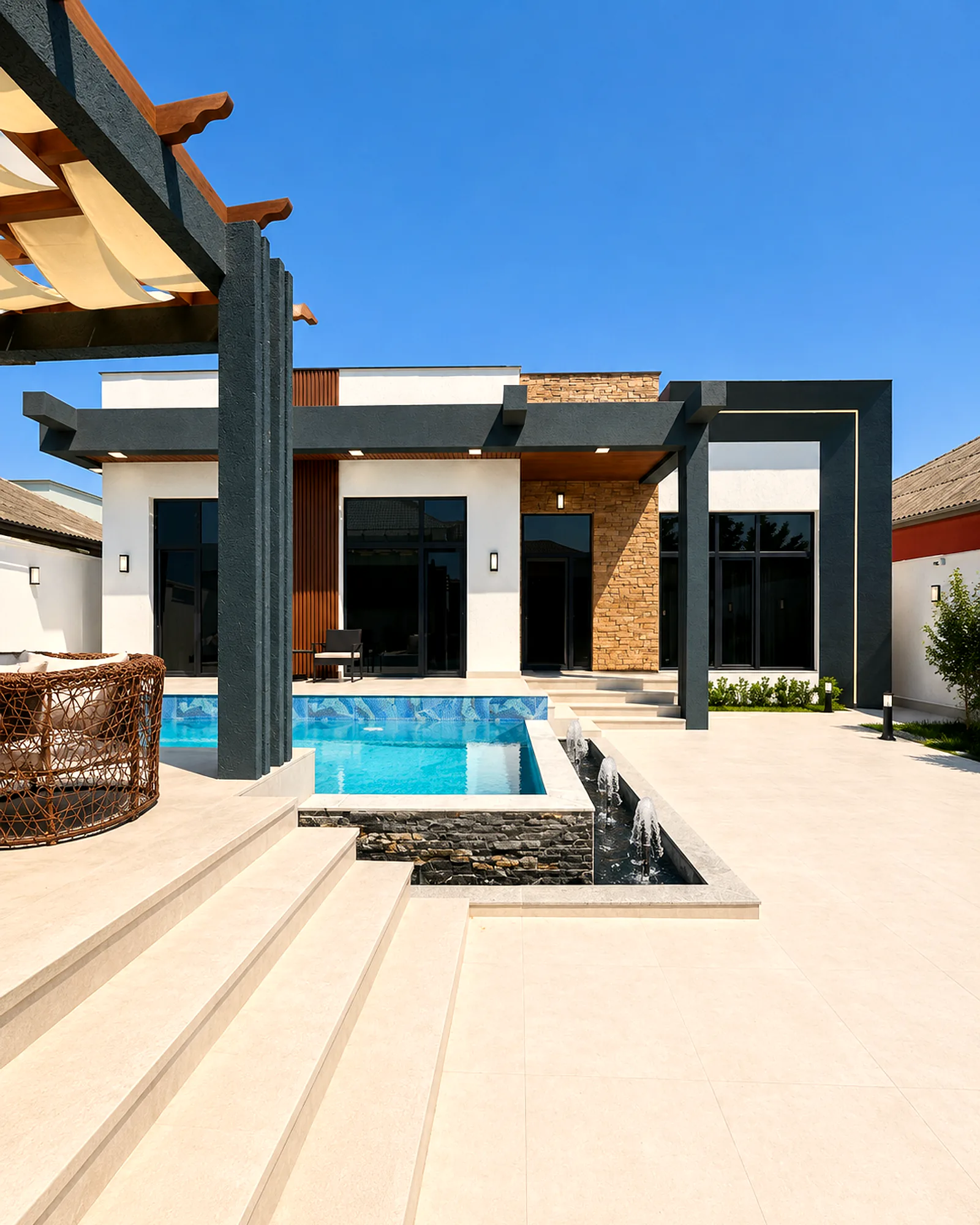 Mərdəkan, 4 otaqlı, 146 m², hovuzlu bağ evi — Mərdəkan Collection XIII