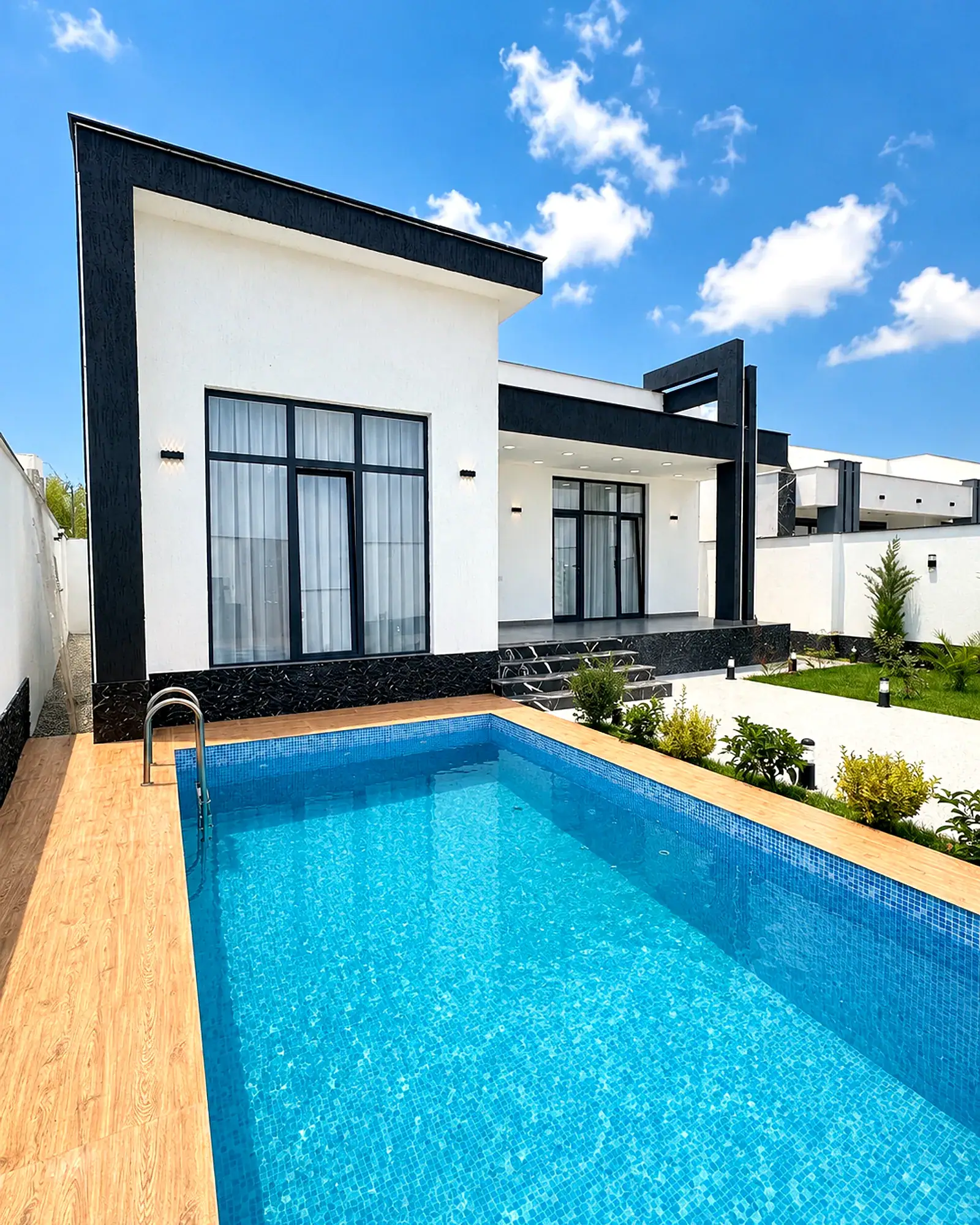Шувелян, 4 комн., 150 m², дача с бассейном — Şüvəlan Collection XII, фото 2
