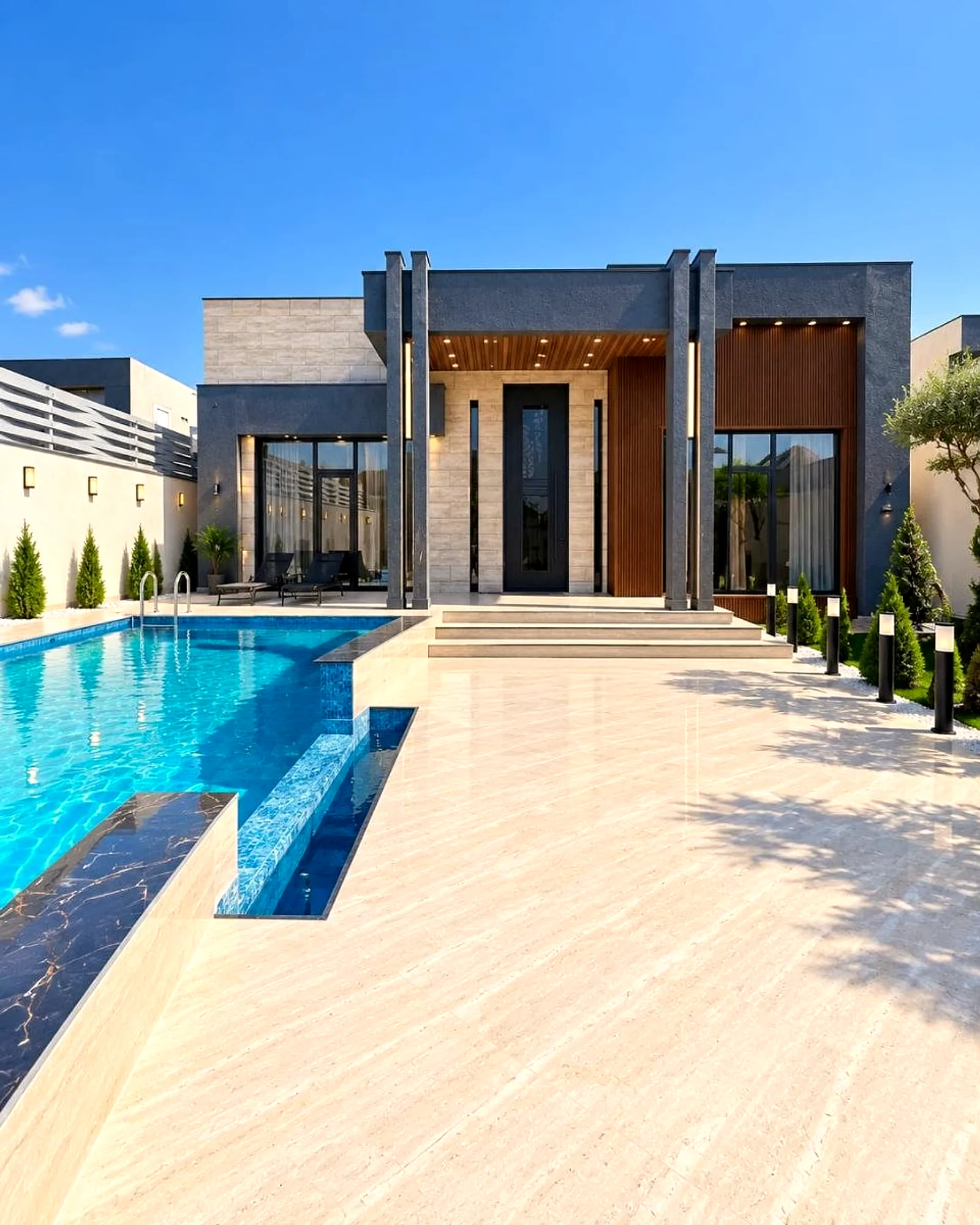 Mərdəkan, 5 otaqlı, 180 m², hovuzlu bağ evi — Mərdəkan Collection XXVI, foto 1