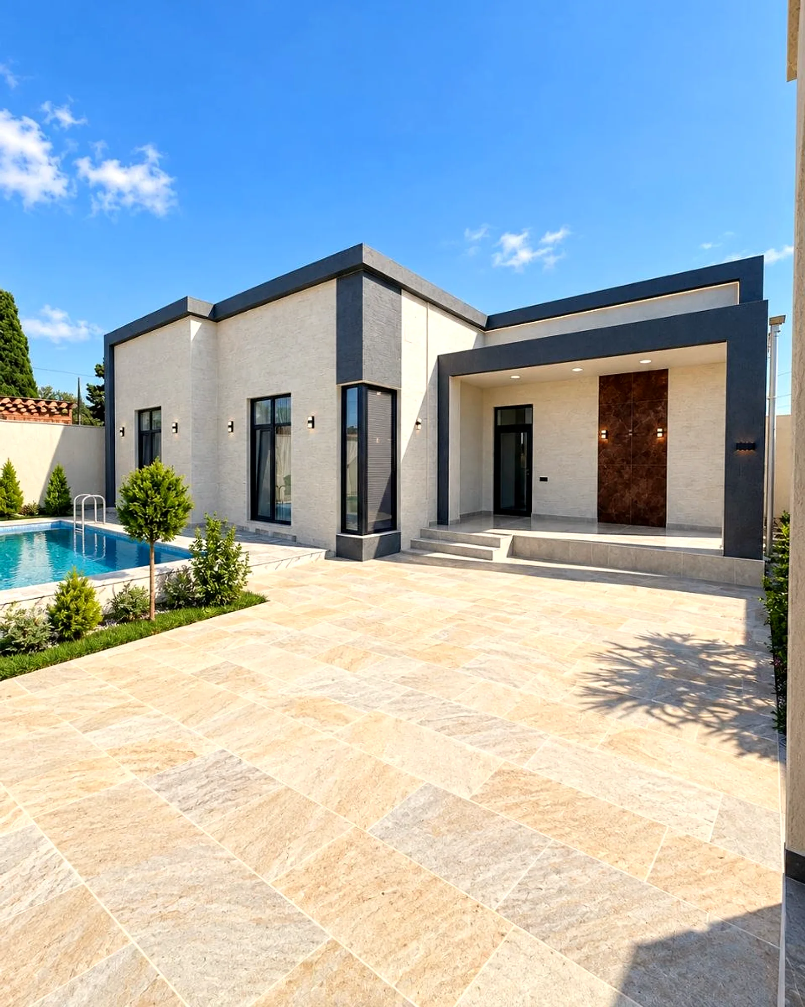 Шувелян, 4 комн., 160 m², дача с бассейном — Şüvəlan Collection XIV, фото 1
