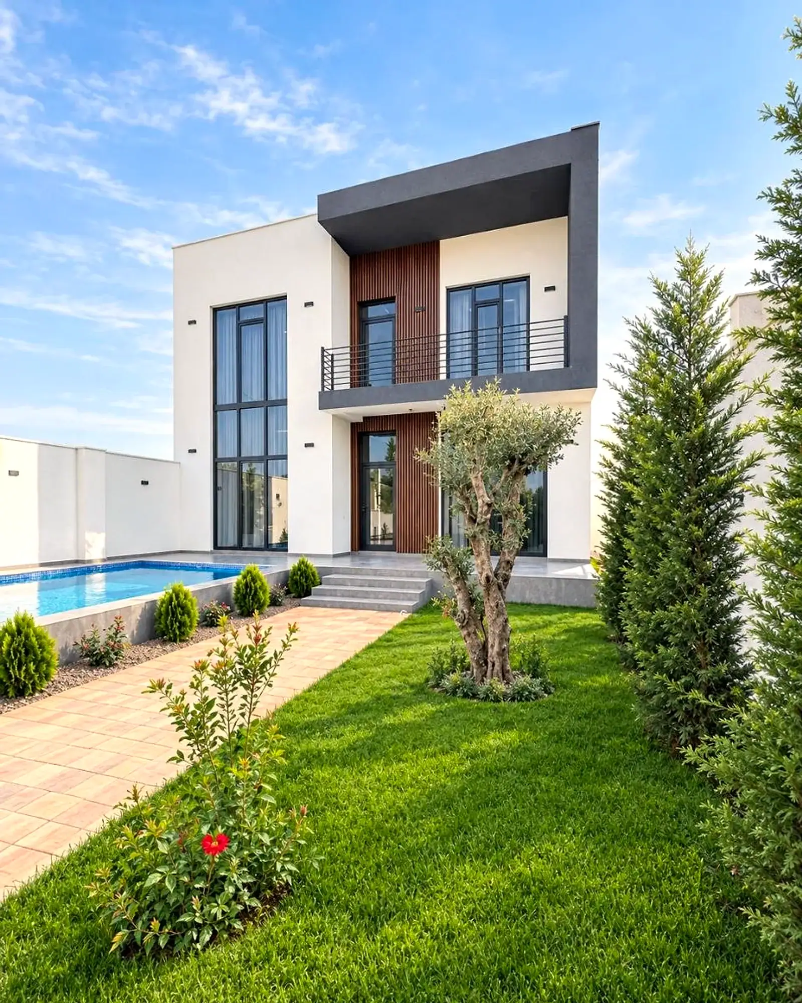 Mərdəkan, 5 otaqlı, 220 m², hovuzlu bağ evi — Mərdəkan Collection XXXII, foto 1