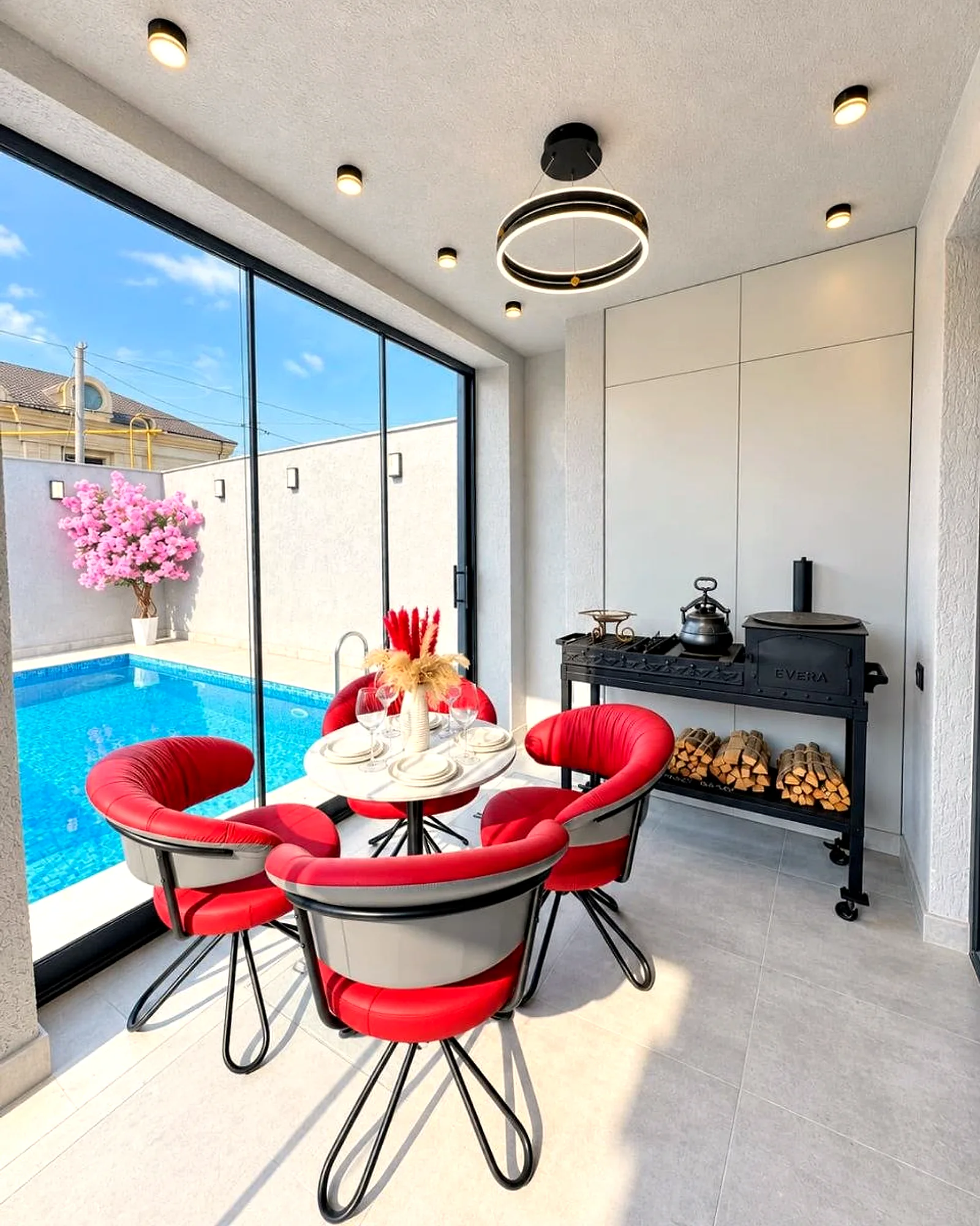 Мардакян, 4 комн., 150 m², дача с бассейном — Mərdəkan Collection XXXIII, фото 4