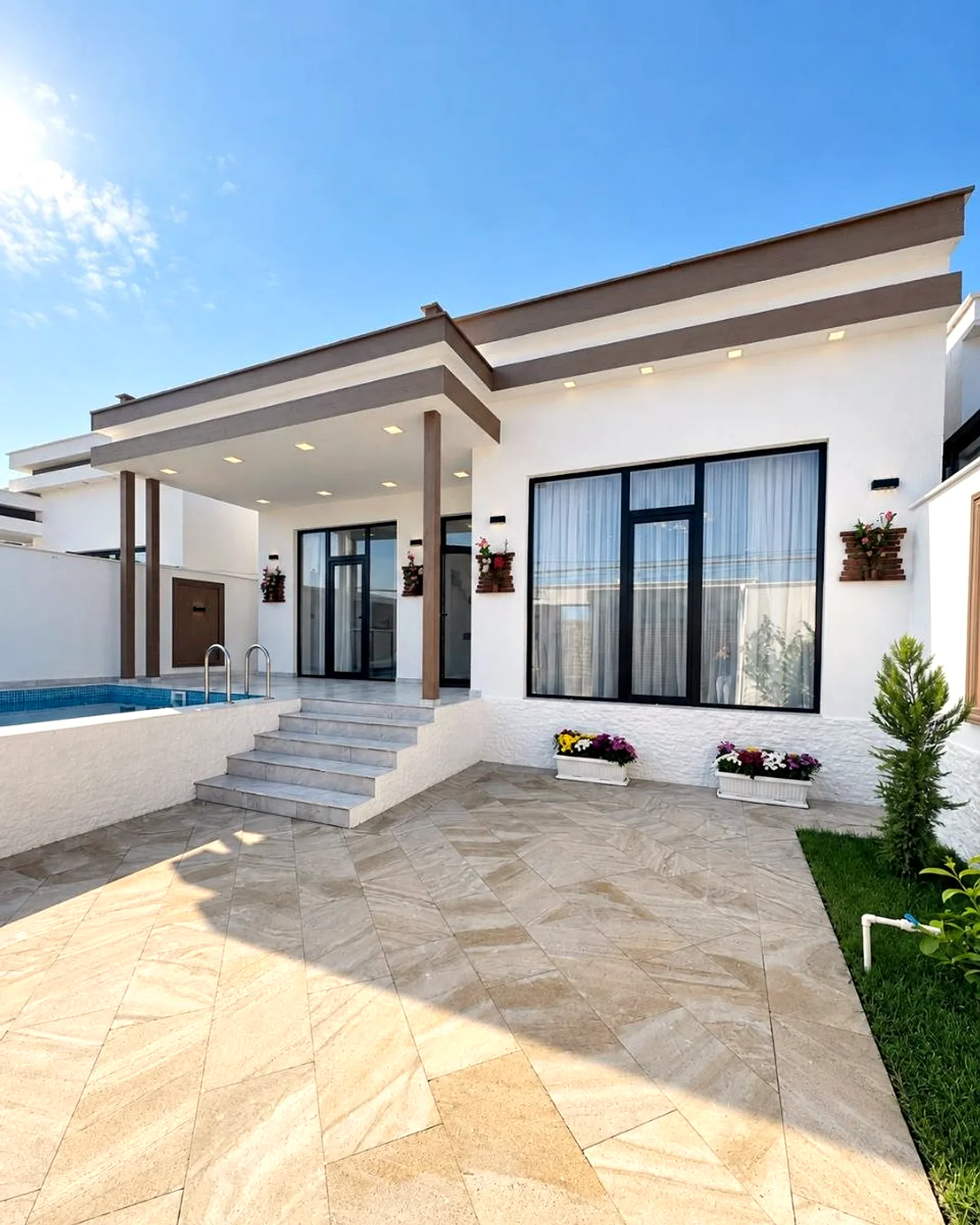 Shuvalan, 4 rooms, 120 m², villa with pool — Şüvəlan Collection XXI, photo 1
